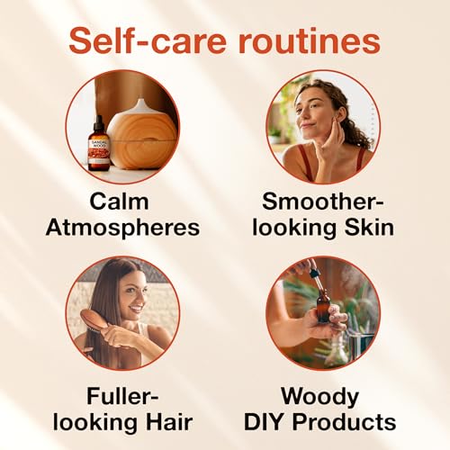 Kukka Sandalwood Essential Oils for Diffuser - 100% Natural Sandalwood Oil - Sandalwood Essential Oil KUKKA essential oils