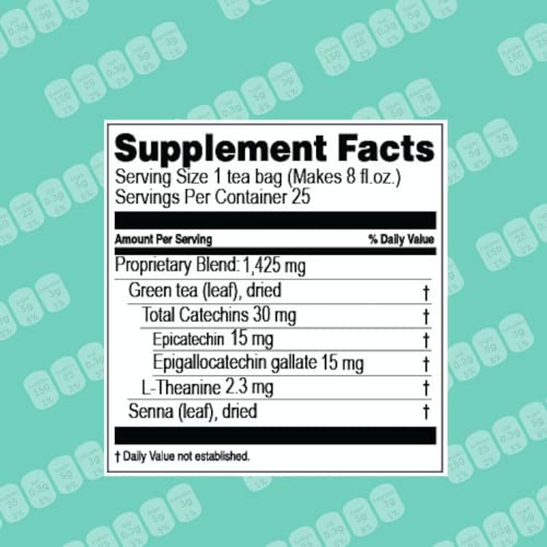 Hyleys Slim Tea Goji Berry Flavor - Weight Loss Herbal Supplement Cleanse and Detox 