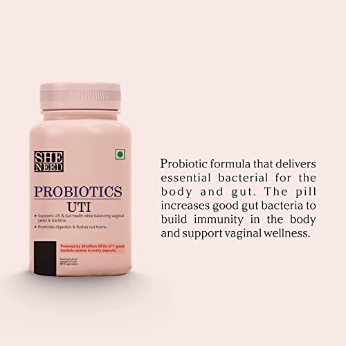Vishopy, Track UTI PROBIOTICS Supplement for Men Women – 20 Billion CFUs with 7 Strains Vishopy