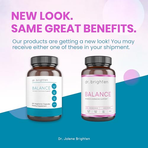 Dr. Brighten Balance - Hormone Balance for Women with Chasteberry and DIM - Targets Dr. Brighten