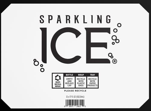 Sparkling Ice, Lemon Lime Sparkling Water, Zero Sugar Flavored Water, with Vitamins Sparkling ICE