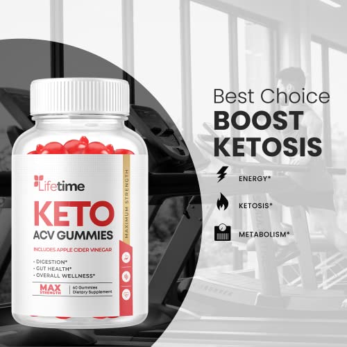 Lifetime Keto Gummies - Vegan, Non GMO - Lifetime ACV Keto Gummies with Apple Cider Ark Labs