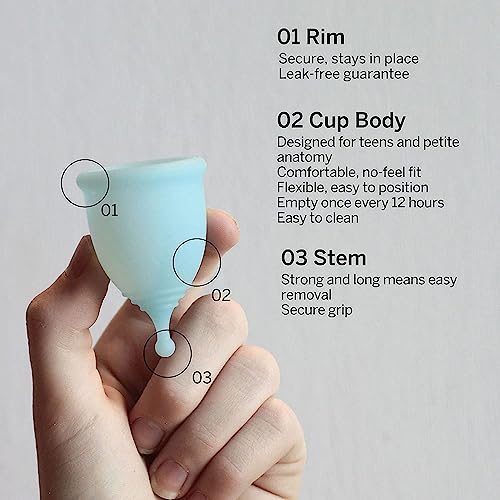 Pixie Cup Soft Menstrual Cup - Ranked 1 for Most Comfortable Reusable Period Cup - Buy One We Give One Pixie Cup