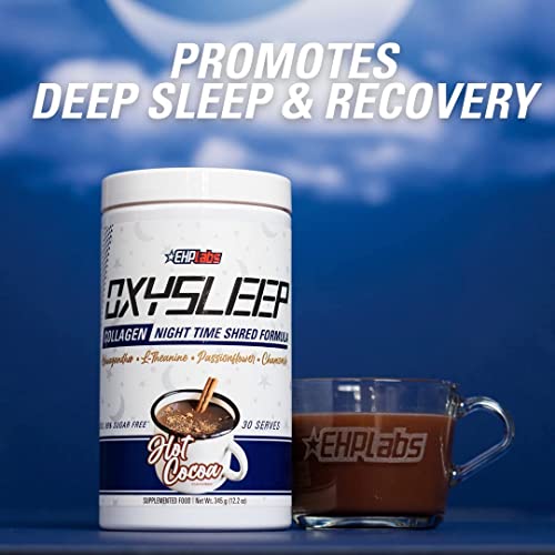 EHP Labs OxySleep Collagen Peptides Powder Night Time Shred - Promotes Deep Sleep EHP Labs