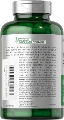 White Kidney Bean Extract Capsules | 6000mg | 400 Count | Non-GMO & Gluten Free Horbäach