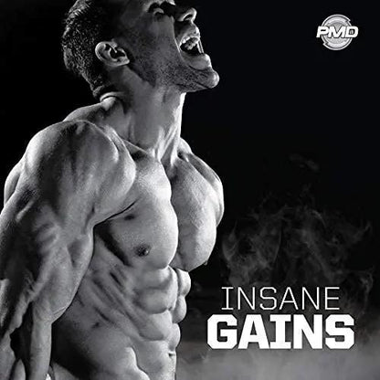 PMD Sports Ultra Pump Fuel Insanity - Pre Workout - Strawberry Slam (30 Servings) Sports Omega Cuts Elite Thermogenic Fat Burner (90 Softgels