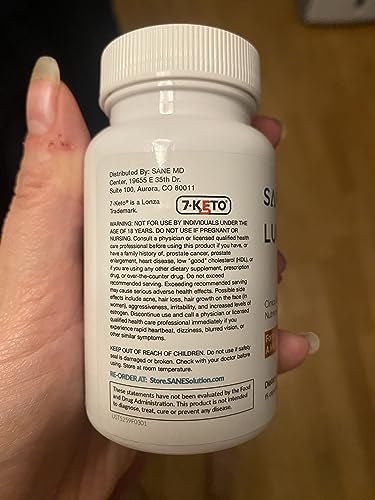 SANE Luminae Healthy Supplement Pills with 7-Keto DHEA - Lower Your Set-Point Weight SANE