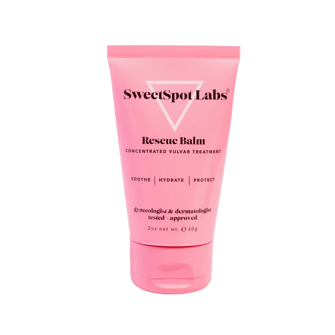 SweetSpot Labs Rescue Balm, Feminine Dryness, Irritation & Itch Relief with Colloidal Oatmeal