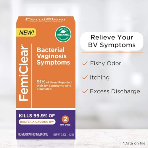 FemiClear (BV) Symptoms - Vaginal Ointment for Fishy Odor, Excess Discharge, Itching & Discomfort FemiClear