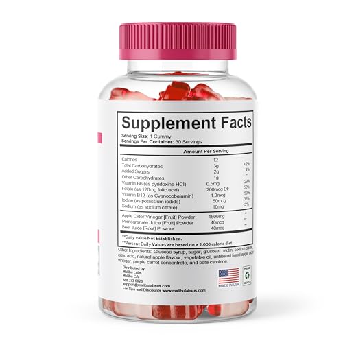 SlimXcel Keto ACV Gummies Weight Loss - 1500mg Once a Day, Strong Time Released Advanced Malibu Labs