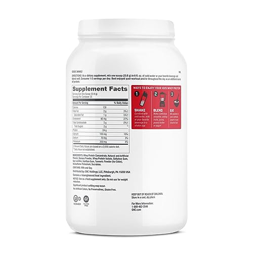 GNC Pro Performance 100 Whey Protein - Banana Cream 1.86 lbs. GNC
