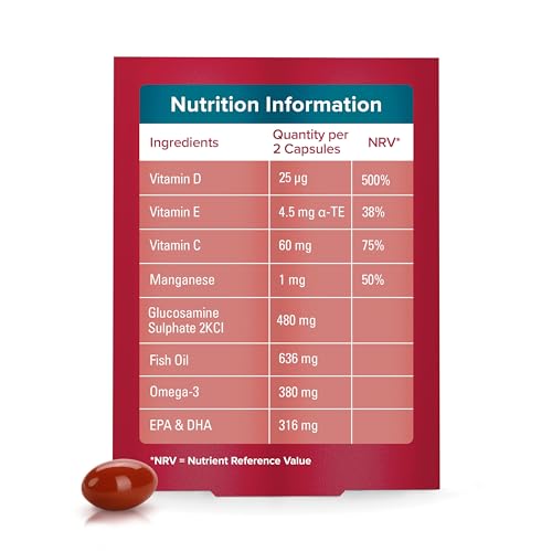 Seven Seas JointCare Supplex, With Glucosamine, Omega-3, Vitamins C, D and E Seven Seas