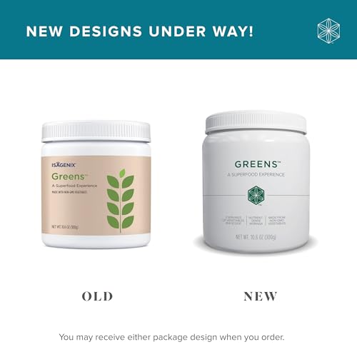Isagenix Greens - 2 Servings of Vegetables Per Scoop - A Superfood Experience Isagenix