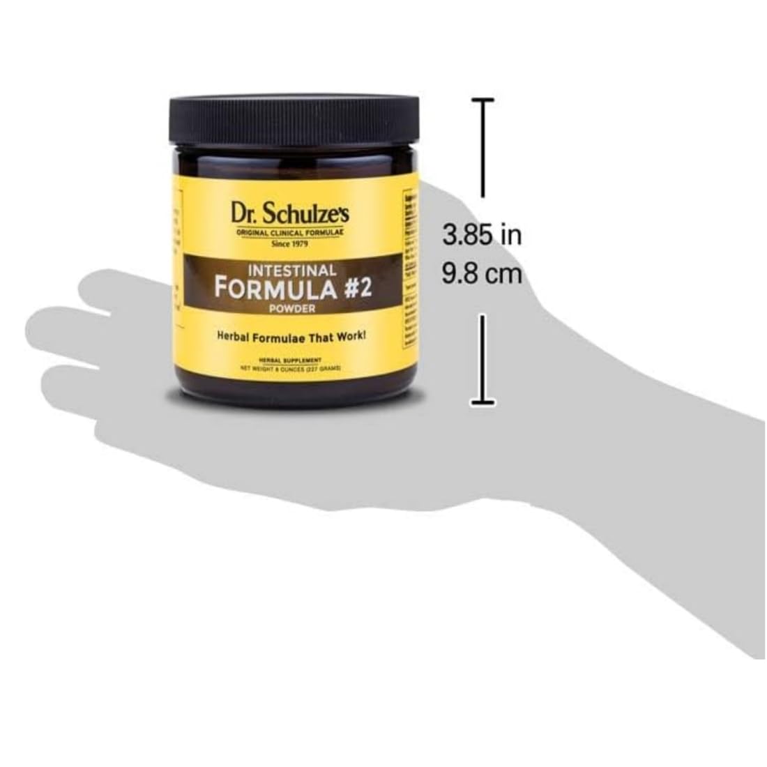 Dr. Schulze's Intestinal Formula #2 (8 Ounces) and Intestinal Formula #1 Capsules Dr. Schulze's