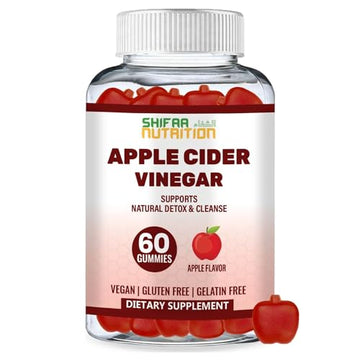 SHIFAA NUTRITION Halal Apple Cider Vinegar Gummies. Cleanse & Detox ACV Gummies
