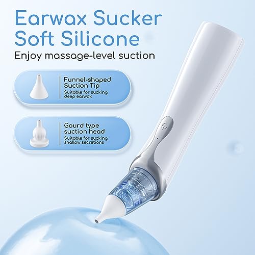 Ear Vacuum Wax Remover, Ear Wax Removal with 8 Pcs Ear Pick, Ear Wax Girug