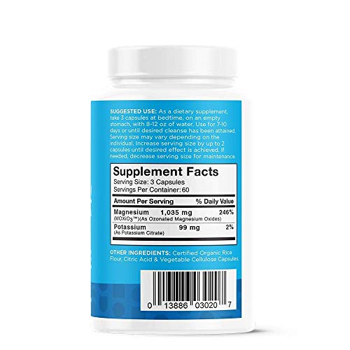 nbpure Mag O7 Oxygen Digestive System Cleanser Capsules, 180 Count nbpure