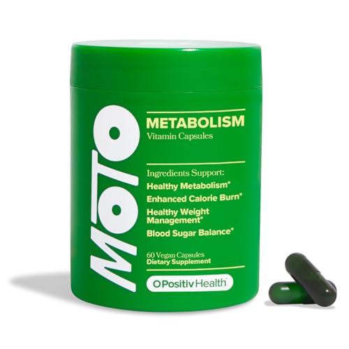MOTO Metabolism Support for Women - Natural Energy, Curb Cravings, Healthy Metabolism - EGCG