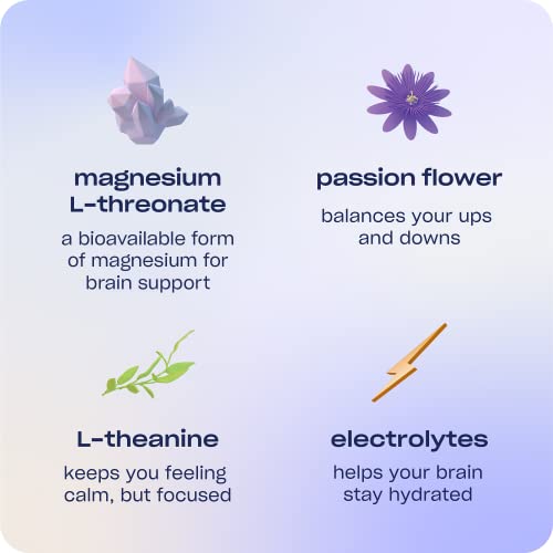 Recess Mood Powder, Calming Magnesium L-Threonate Blend with Passion Flower Drink Recess Inc.