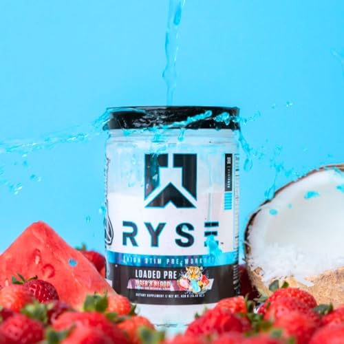 RYSE Up Supplements Loaded Pre Workout Powder Supplement for Men & Women RYSE Up Supplements