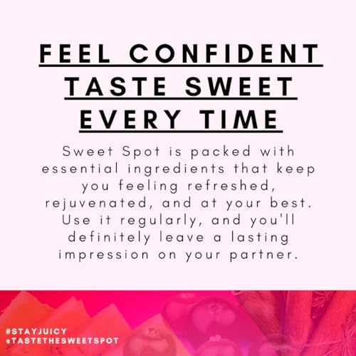 Sweet Spot - Pineapple Extract Vaginal Probiotics to Taste Great - 60 Capsules - Supports Vaginal Health TASTE THE SWEET SPOT