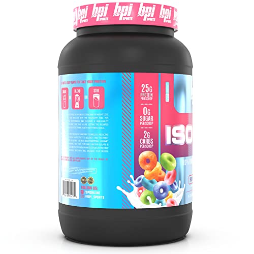 BPI Sports ISO HD – 100% Whey Protein Isolate Powder – Muscle Growth, Recovery BPI Sports