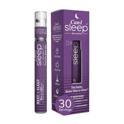 Sleep Fast & Longer - Oral Absorbtion Spray Can I Sleep Natural Sleep Aid with Melatonin