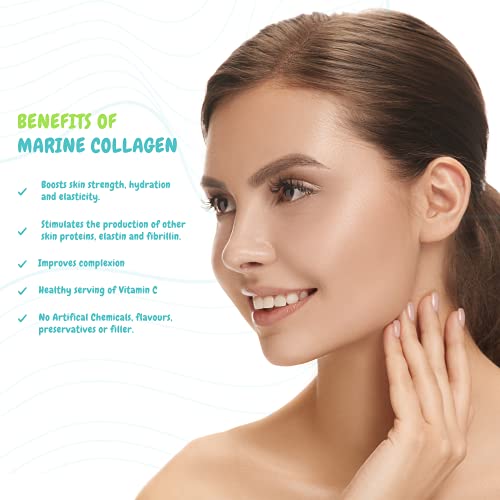 Marine Collagen Liquid | 25 x 10ml Servings | Liquid Collagen Drink for Women and Men | Pure Marine Collagen for Strong Bones & Joints Nutration