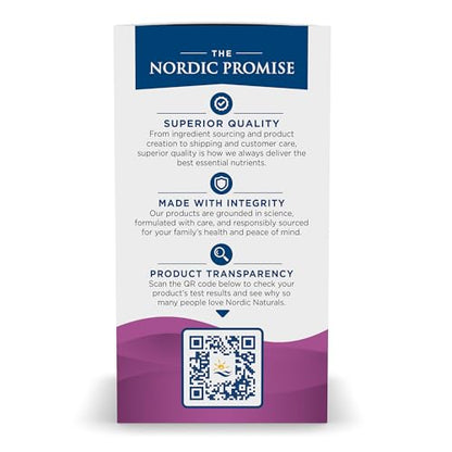 Nordic Naturals Menopause Support -Unflavored - 60 Capsules - Women’s Hormone-Support Supplement