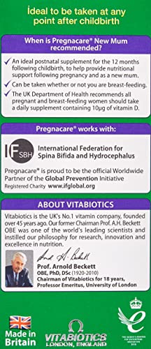 Vitabiotics - Pregnacare - New Mum - 56 Tablets Pregnacare