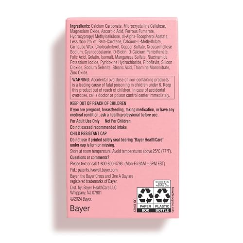 One A Day Pregnancy Planning Prenatal Multivitamin for Women, Pre Pregnancy Vitamins