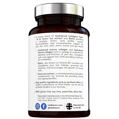 Advanced Collagen Complex - Hydrolised Marine Collagen (Type I) + Hydrolised Bovine Grass