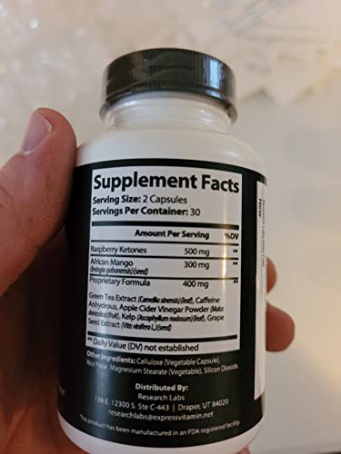 Research Labs 2 fer 1 Ad - Advanced Keto Diet Pills Supplement w/ Apple Cider Vinegar Research Labs