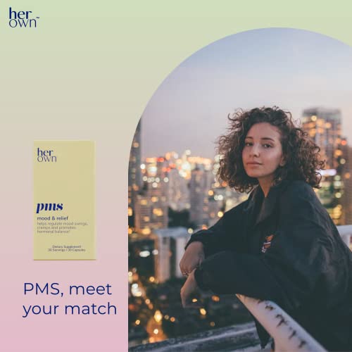 her own PMS, Supports PMS Symptoms, Promotes Positive Mood, Natural Hormone Balance her own