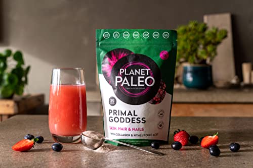 Planet Paleo Primal Goddess -Pure Collagen with Hyaluronic Acid and Zinc (210g, 35 Servings) Planet Paleo