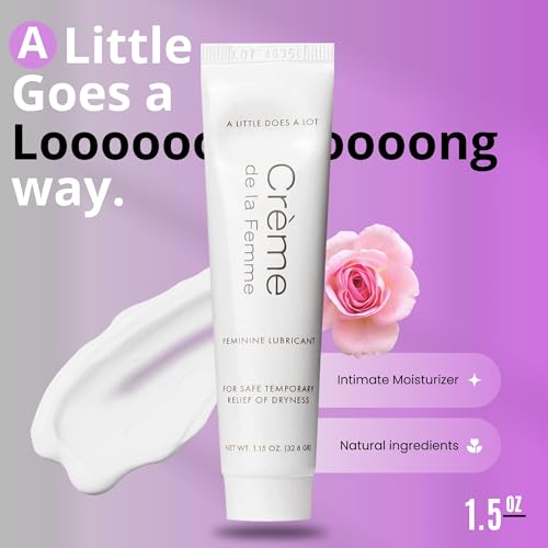 Crème De La Femme Daily Vaginal Moisturizing Cream for Long-Lasting Relief from Feminine Dryness Creme de la Femme