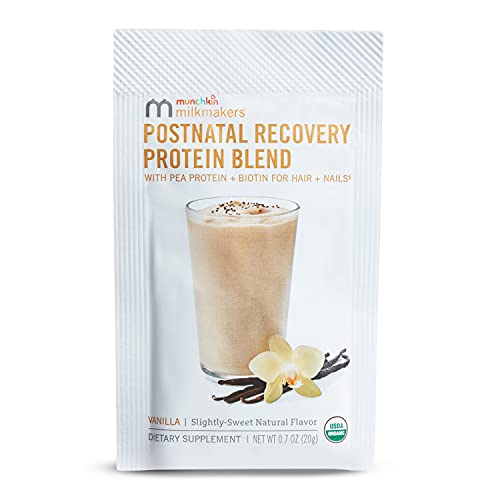 Munchkin Milkmakers Postnatal Recovery Protein Powder with Pea Protein, Lactation Munchkin