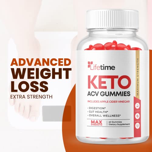 Lifetime Keto Gummies - Vegan, Non GMO - Lifetime ACV Keto Gummies with Apple Cider Ark Labs