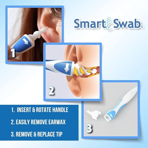 Smart Swab - Spiral Ear Cleanser - Earwax Remover Tool - 16 Replaceable ND products