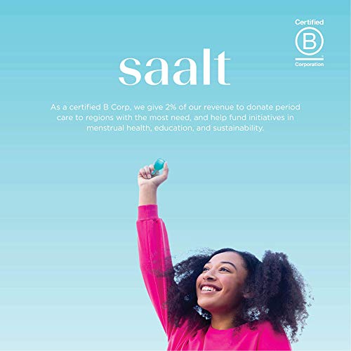 Saalt Teen Menstrual Cup - Best Sensitive Reusable Cup - Wear for 12 Hours - Tampon and Pad Alternative saalt