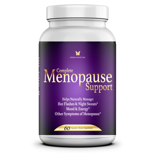 Complete Menopause Support - Natural Menopause Relief for Meno Belly Hot Flashes Night Sweats
