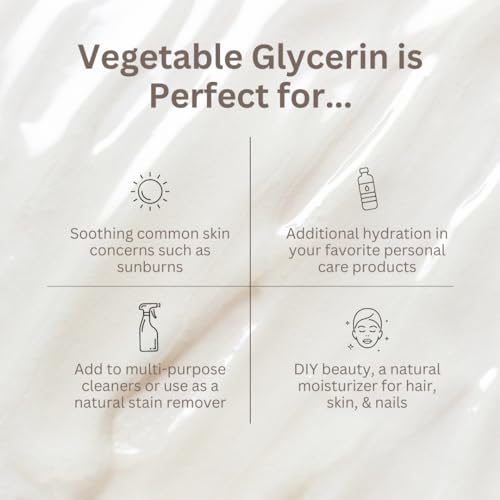 Vegetable Glycerine - 100% Pure, Cold Pressed - 32 fl oz - GreenHealth GreenHealth