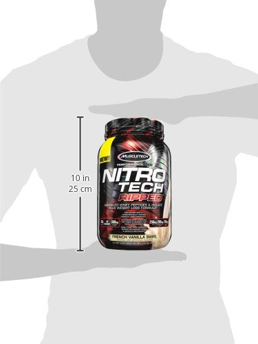 Protein Powder for Weight Loss - MuscleTech Nitro-Tech Ripped - Whey Protein Powder MuscleTech