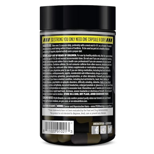 LIPORUSH NDS Nutrition XT - Super Concentrated Thermogenic with L-Carnitine & Teacrine LIPORUSH