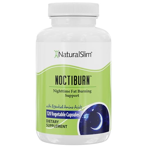 NaturalSlim NoctiBurn Night Fat Burning Support & Metabolism Support Supplements with Essentials