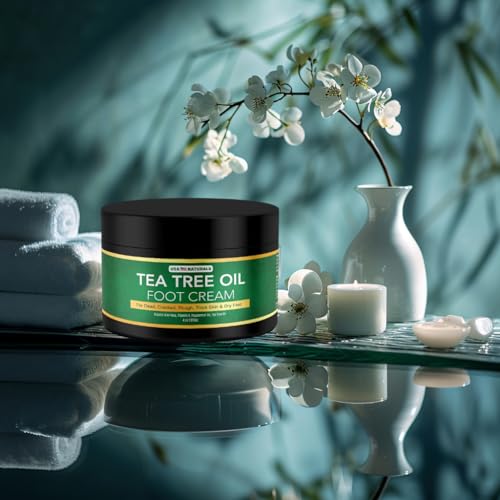 Tea Tree Oil Foot Cream For Dry Cracked Heels Repair - Natural Foot Cream For Dry Cracke USA Naturals