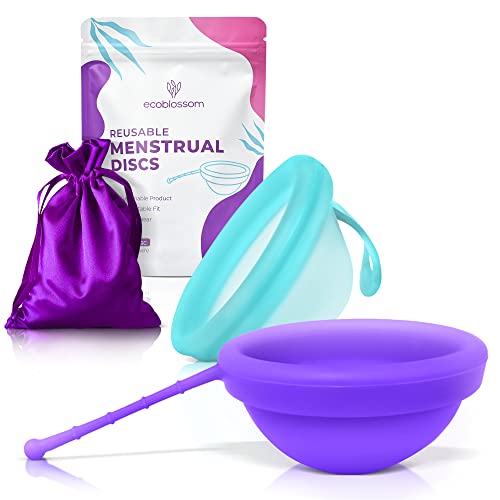 EcoBlossom Reusable Menstrual Disc with Removal String - The Most Reliable Medical Grade Silicone