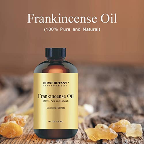 First Botany, 100% Pure Frankincense Essential Oil - Premium Frankincense Oil for Aromatherapy First Botany