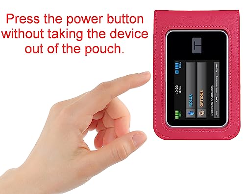 Carry pouch with a transparent window and pocket for Tandem Diabetes Care Insulin Pump usastar-SNK