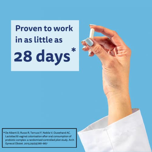 Happy v Dr. Formulated Vaginal Probiotics for Women, Clinically Proven Womens Probiotic Happy v